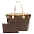 Louis Vuitton Neverfull MM Monogram Tote Bag Braun