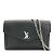 Borsa a Spalla Pochette Lockme Chain di Louis Vuitton Nero