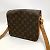 Borsa a Spalla Cartesiere MM Louis Vuitton Marrone Monogramma - vista 3