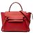Céline Belt bag in pelle di vitello micrograna rossa Celine Rosso