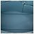 Hermès Jypsiere 28 in Pelle Clemence Blu - vista 4