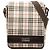 Borsa a tracolla in tela a quadri marrone Burberry Beige