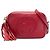 Borsa a tracolla Gucci in pelle rossa Soho Disco Rosso
