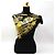 Sciarpa Hermès Carré 90 PASSIFLORES Nero Giallo - vista 3