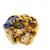 Sciarpa in seta beige e gialla di Chanel Giallo  - vista 7