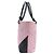 BOLSO DE MANO CHANEL CAMBON EN CUERO QUILTED ROSA Y NEGRO - vista 4