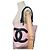 BOLSO DE MANO CHANEL CAMBON EN CUERO QUILTED ROSA Y NEGRO - vista 7