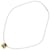 Collier Hermès Case d'Ache H Cube Métal Argent Blanc Argenté Écru  - vue 7