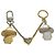 Portachiavi in Metallo Vivienne Louis Vuitton Argento D'oro