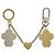 Portachiavi in Metallo Vivienne Louis Vuitton Argento D'oro - vista 3