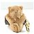 Portachiavi Charm Gatto Monogramma Louis Vuitton Marrone D'oro - vista 3
