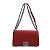 Borsa a spalla Chanel Boy 25 con catena Rosso - vista 2