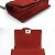 Borsa a spalla Chanel Boy 25 con catena Rosso - vista 4