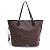 Borsa tote Neverfull MM Damier di Louis Vuitton Marrone scuro