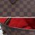 Borsa tote Neverfull MM Damier di Louis Vuitton Marrone scuro - vista 6