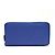Hermès Azap Lang Wallet aus blauer Epsom-Leder