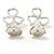 Tiffany & Co Tiffany Platin 950 Papierblumen Ohrstecker - Ansicht 13