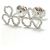 Tiffany & Co Tiffany Platin 950 Papierblumen Ohrstecker - Ansicht 5