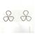 Tiffany & Co Tiffany Platin 950 Papierblumen Ohrstecker - Ansicht 6
