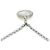 Collar Péndulo Chopard Happy Diamonds Plata - vista 3