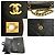 CHANEL Bolsa de Ombro Clássica com Dupla Aba em Couro de Cordeiro Preto - vista 7