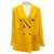 Kiton Mustard Yellow Double Breasted Blazer