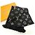 Sciarpa Logomania Noir Louis Vuitton Nero Argento