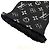 Sciarpa Logomania Noir Louis Vuitton Nero Argento - vista 8