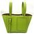 Borsa a spalla micro a secchiello Valextra in verde mela