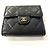 Monedero de cuero negro Chanel - vista 4