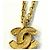 Collana CHANEL Vintage Matelassé Coco Mark in GP dorato D'oro - vista 6