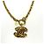 Collana Vintage Coco Mark Matelassé di CHANEL D'oro - vista 4
