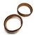 Hermès Set di bracciali in pelle marrone Hermes Pourtour - vista 2
