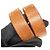 Hermès Set di bracciali in pelle marrone Hermes Pourtour - vista 8