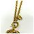 Collana CHANEL Vintage Matelassé Coco Mark in GP dorato D'oro - vista 5