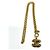 Collana CHANEL Vintage Matelassé Coco Mark in GP dorato D'oro - vista 7
