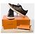 Scarpa LOUIS VUITTON FrontRow in Tela Marrone - 103244 - vista 2