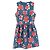 RED Valentino Mini-Kleid mit Blumenmuster aus mehrfarbigem Polyester Mehrfarben