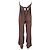 Mono sin espalda con cuello halter Jacquemus en viscosa marrón Castaño Roja - vista 3