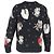 Alexander McQueen Gothic Fairytale bedruckter Pullover aus schwarzer Wolle - Ansicht 3