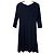 Autre Marque Langarmkleid OHNE TITEL Blau - Ansicht 3