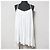 Autre Marque Top de malha cropped sobreposto Snidel Marrom Branco - vista 5