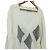 Autre Marque ERMANNO FIRENZE Argyle-Strickpullover aus Alpaka-Mischung Aus weiß - Ansicht 4