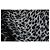 Bufanda cuadrada estampada de leopardo Saint Laurent Negro Blanco Gris - vista 4