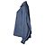 Autre Marque Sosue, camicia blu oversize con maniche a battente - vista 3