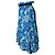 Falda midi plisada con estampado floral de Balenciaga Azul - vista 2