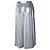 Falda maxi plisada metálica Valentino Garavani Plata Blanco - vista 3