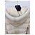 Autre Marque Weiße Nerzjacke mit Kapuze - Ansicht 5