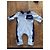Hugo Boss BOSS baby romper in light blue and navy - view 5