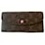 Louis Vuitton Monogram Rose Geldbörse Braun Pink  - Ansicht 1